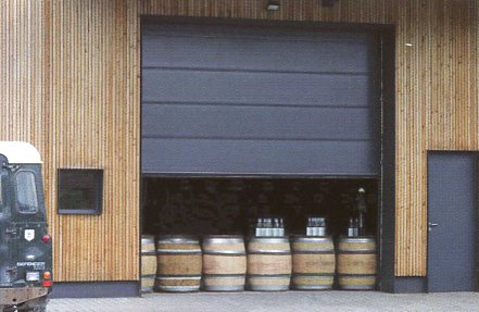 Picture of an industrial Carteck sectional door